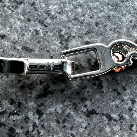 NEW 18K White Gold Plated Round Multicolor Crystal CZ 6.5 / 7.5" Tennis Bracelet - Picture 11 of 12